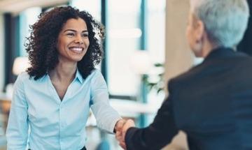 business colleagues shaking hands